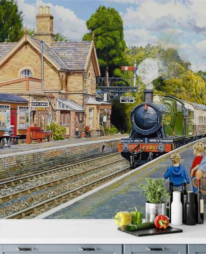 Hampton Loade Severn Valley Railway Mural Hampton Loade Severn Valley Railway Mural