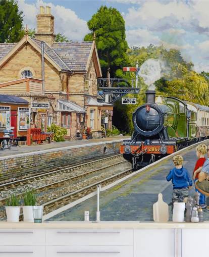 Mural da Ferrovia Hampton Loade Severn Valley