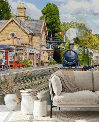 Hampton Loade Severn Valley Railway Mural Hampton Loade Severn Valley Railway Mural