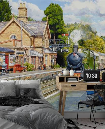 Mural Ferrocarril Hampton Loade Severn Valley