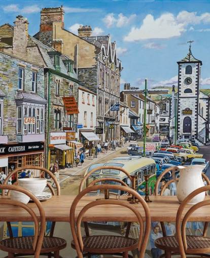 Keswick Wall Mural by Trevor Mitchell