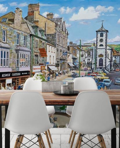 Keswick Wall Mural by Trevor Mitchell