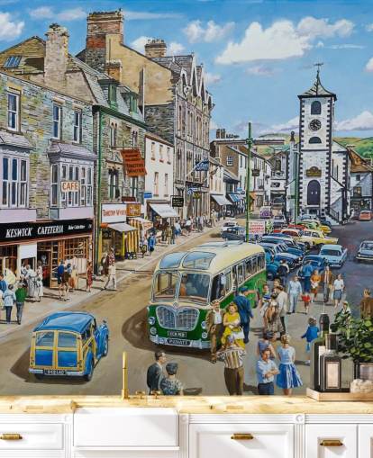 Keswick seinämaalaus, kirjoittanut Trevor Mitchell