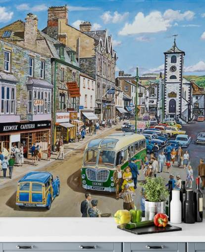 Keswick Wall Mural by Trevor Mitchell Keswick Wall Mural by Trevor Mitchell