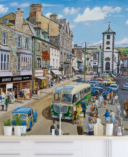 Keswick Wall Mural by Trevor Mitchell
