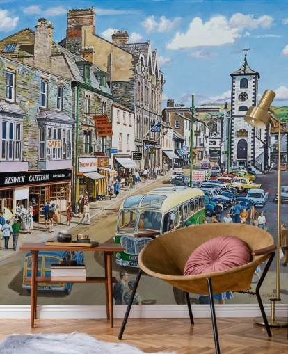 Keswick Wall Mural by Trevor Mitchell