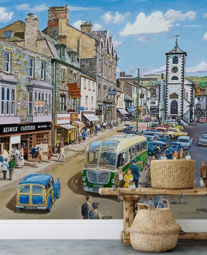 Keswick Wall Mural by Trevor Mitchell