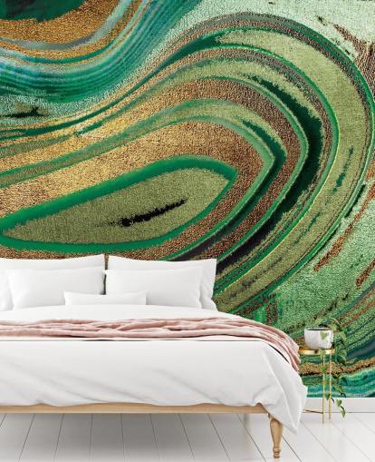 Peinture murale Deep Foliage par Lara Skinner