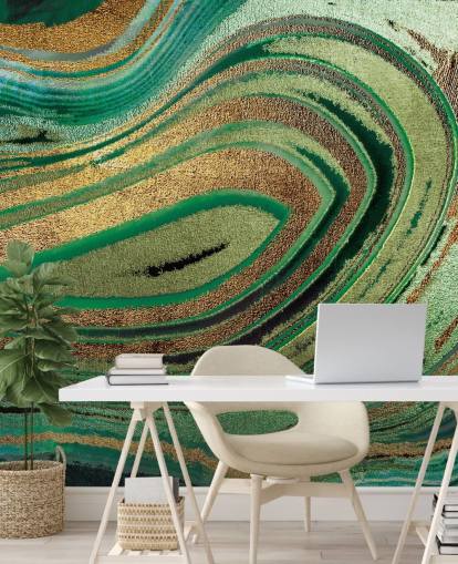 Deep Foliage Muurschildering van Lara Skinner