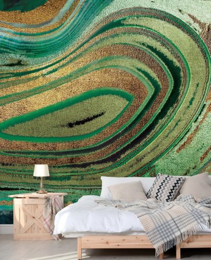 Peinture murale Deep Foliage par Lara Skinner