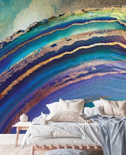 Mural da Ilha Ágata Arco-íris por Lara Skinner Mural da Ilha Ágata Arco-íris por Lara Skinner