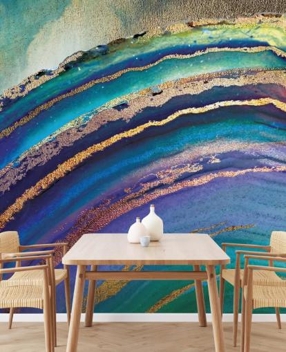 Decorazione murale con isola arcobaleno di Lara Skinner