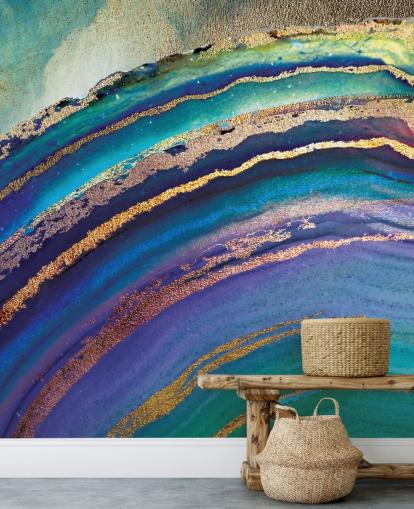 Mural da Ilha Ágata Arco-íris por Lara Skinner