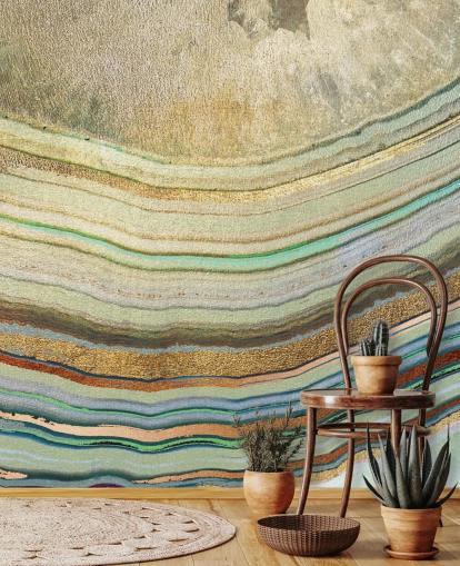 Stripe Wallpaper Mural by Lara Skinner Stripe Wallpaper Mural by Lara Skinner