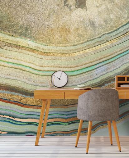 Stripe Wallpaper Mural by Lara Skinner Stripe Wallpaper Mural by Lara Skinner