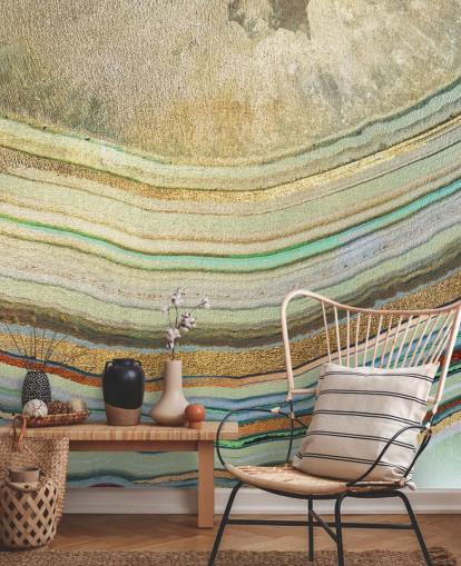 Streifen-Wandbild von Lara Skinner