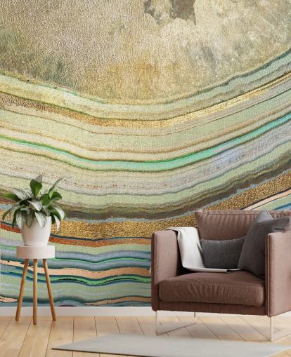 Stripe Wallpaper Mural van Lara Skinner Stripe Wallpaper Mural van Lara Skinner