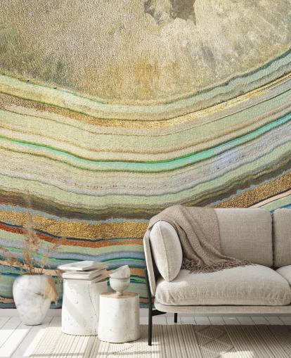 Stripe Wallpaper Mural by Lara Skinner Stripe Wallpaper Mural by Lara Skinner