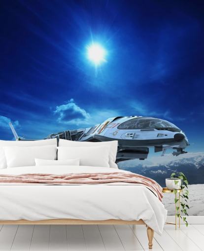 Spacecraft in Snow Wallpaper Spacecraft in Snow Wallpaper