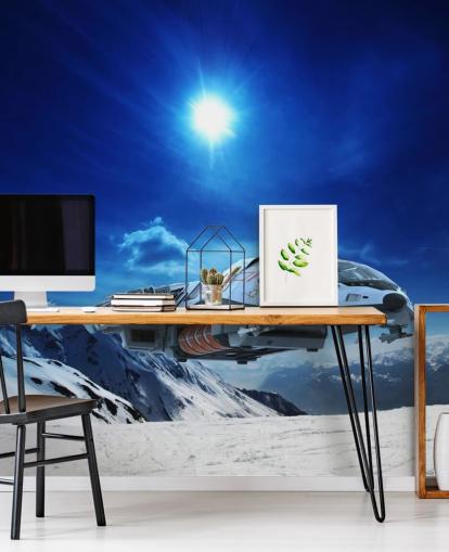 Fondo de pantalla Nave espacial en nieve