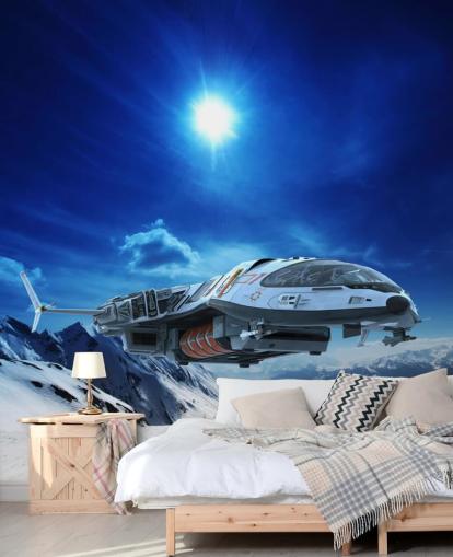 Spacecraft in Snow Wallpaper Spacecraft in Snow Wallpaper