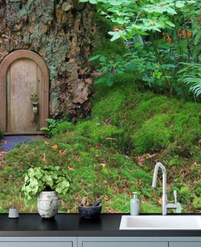 Papel pintado Puerta de hadas Papel pintado Puerta de hadas