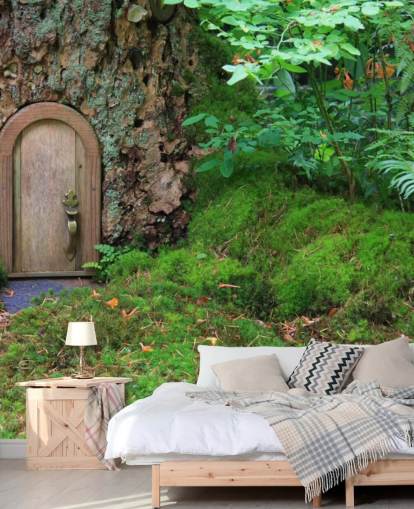 Fairy Door Behang Fairy Door Behang