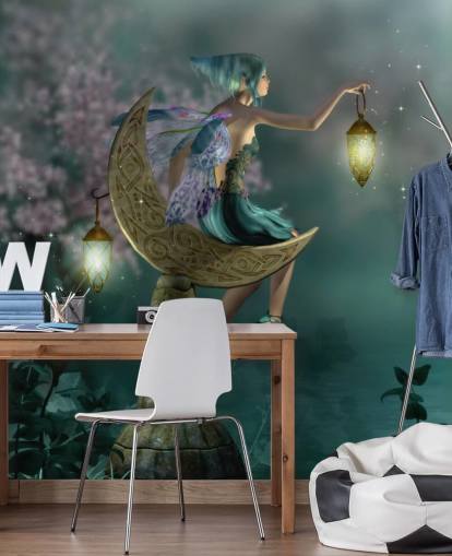 Papel de Parede Green Night Fairy