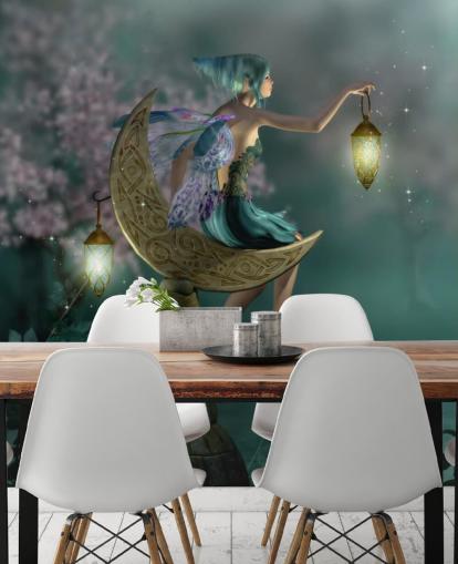 Green Night Fairy Wallpaper Green Night Fairy Wallpaper