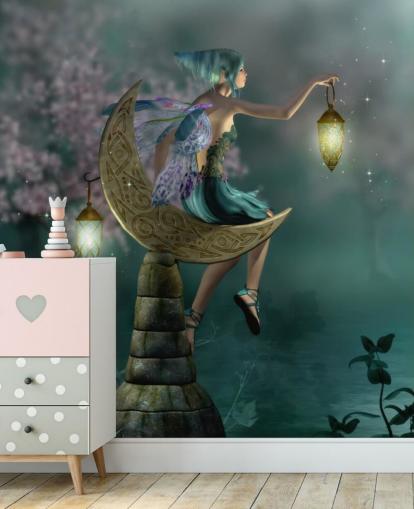 Papel de Parede Green Night Fairy
