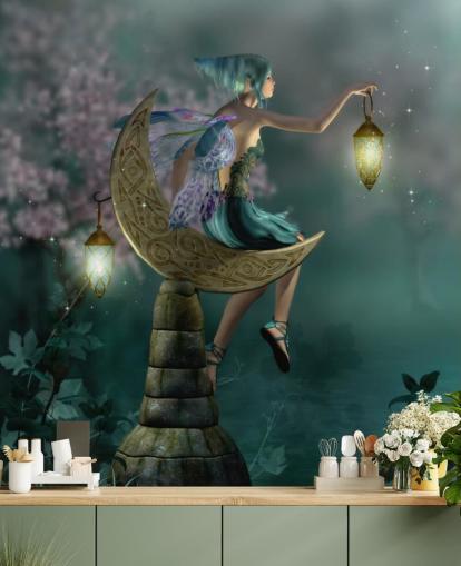 Green Night Fairy Wallpaper Green Night Fairy Wallpaper