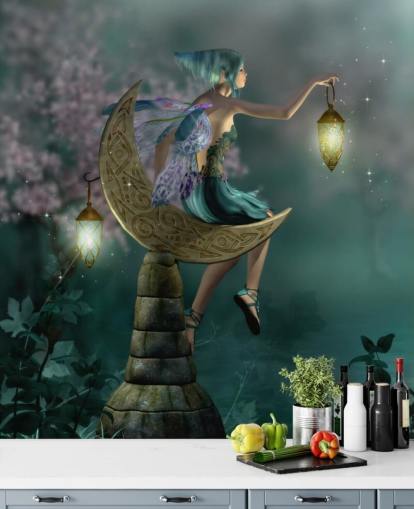 Green Night Fairy Wallpaper Green Night Fairy Wallpaper