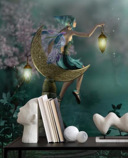 Papel de Parede Green Night Fairy
