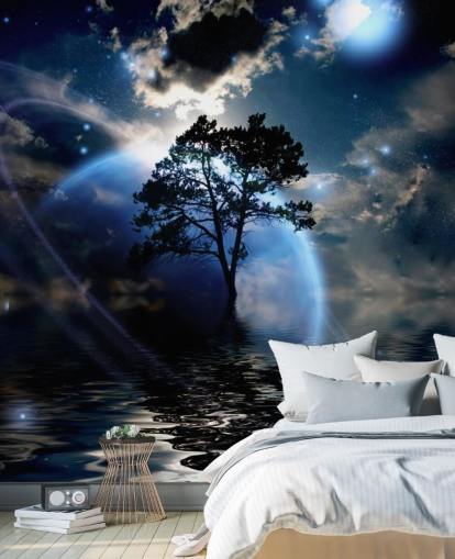 Alien Landscape Wall Mural