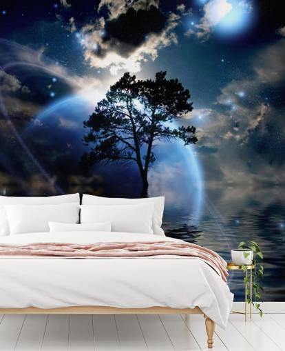 Alien Landscape Wall Mural