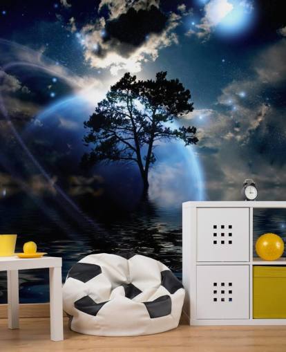 Alien Landscape Wall Mural