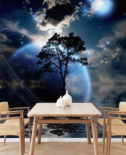 Alien Landscape Wall Mural Alien Landscape Wall Mural