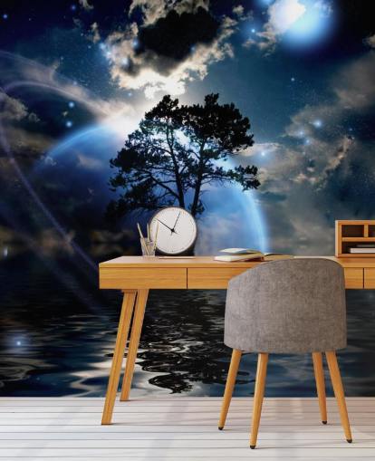 Alien Landscape Wall Mural