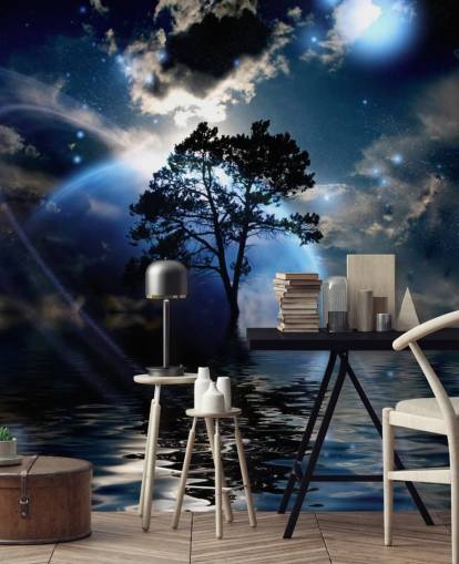 Alien Landscape Wall Mural