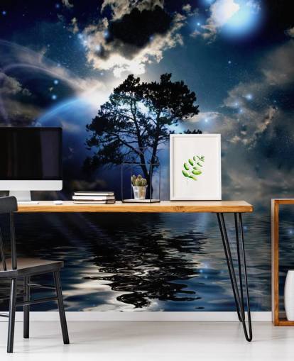 Alien Landscape Wall Mural