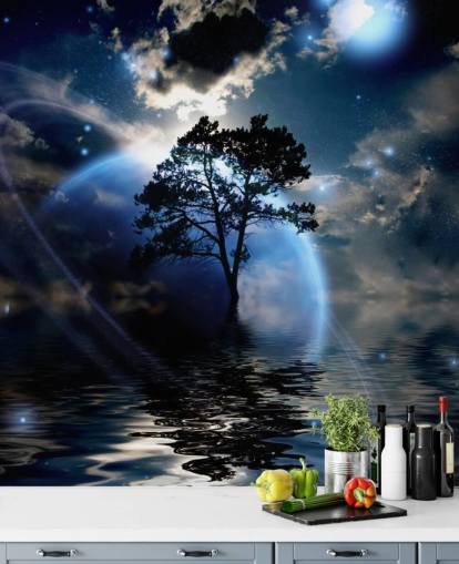 Alien Landscape Wall Mural