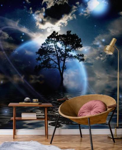 Alien Landscape Wall Mural