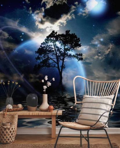 Alien Landscape Wall Mural