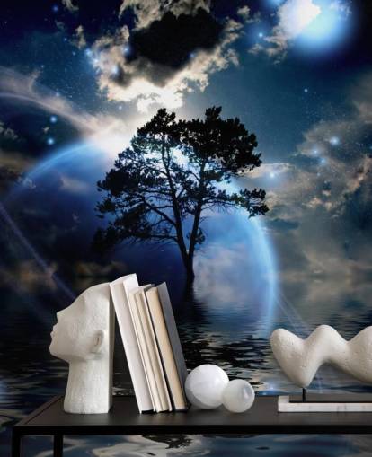 Alien Landscape vægmaleri