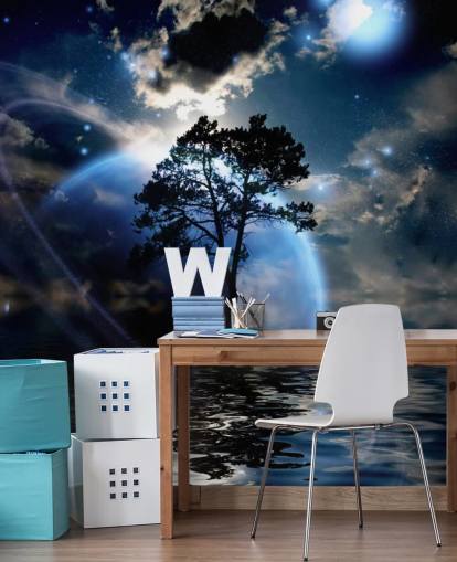 Alien Landscape Wall Mural