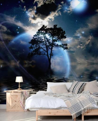 Alien Landscape Wall Mural