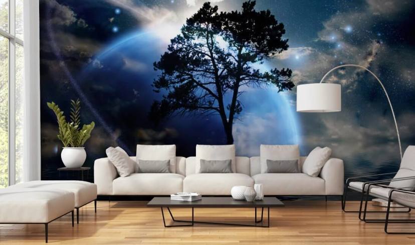 Alien Landscape Wall Mural