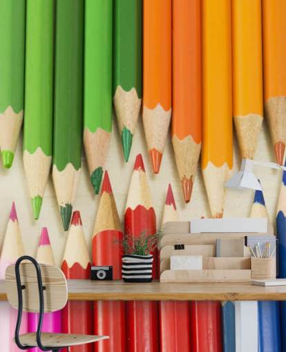 Papier Peint Crayons de couleur Papier Peint Crayons de couleur
