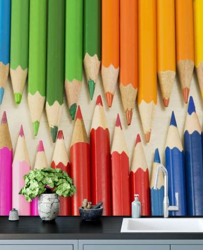 Coloured Pencils Wallpaper Coloured Pencils Wallpaper