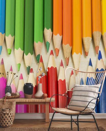 Papel pintado Lápices de colores
